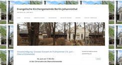 Desktop Screenshot of ev-kirche-johannisthal.de